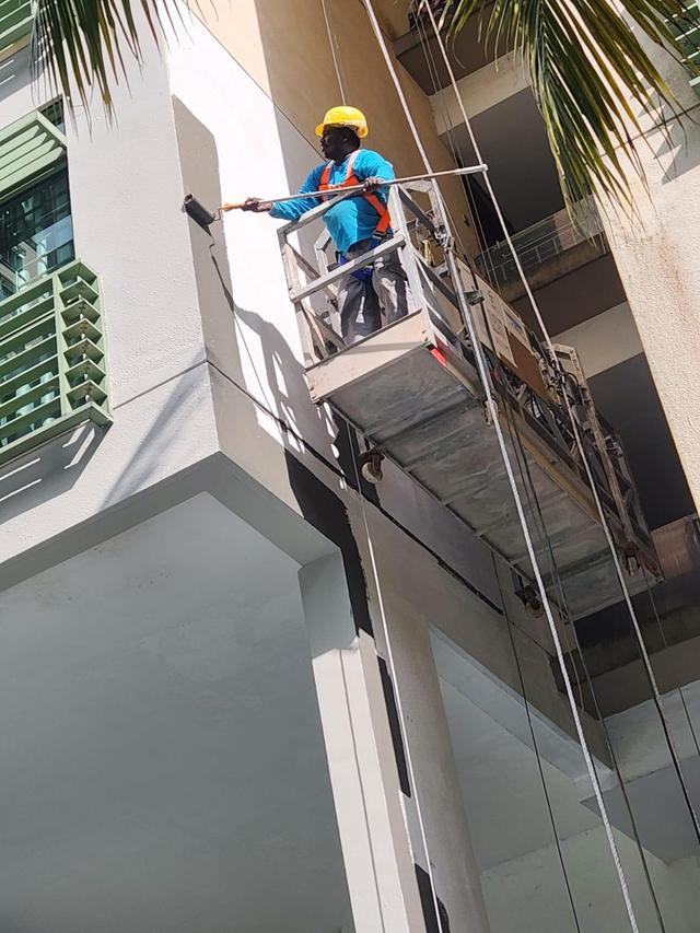 Professional painting for buildings in Singapore